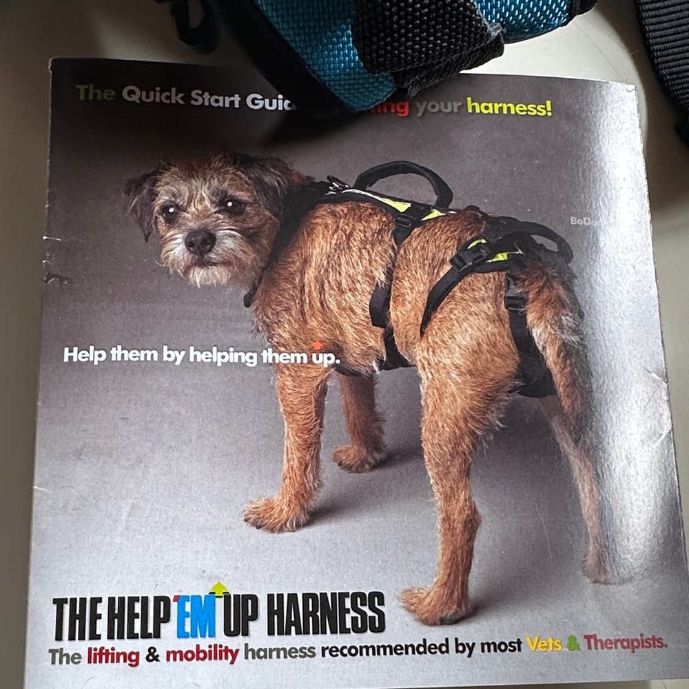 Help 'Em Up Blue & Black Dog Lifting Harness - Picture 3 of 3